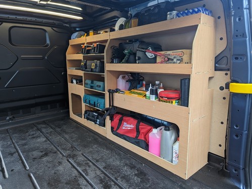 Transit custom van racking ply - racking,
